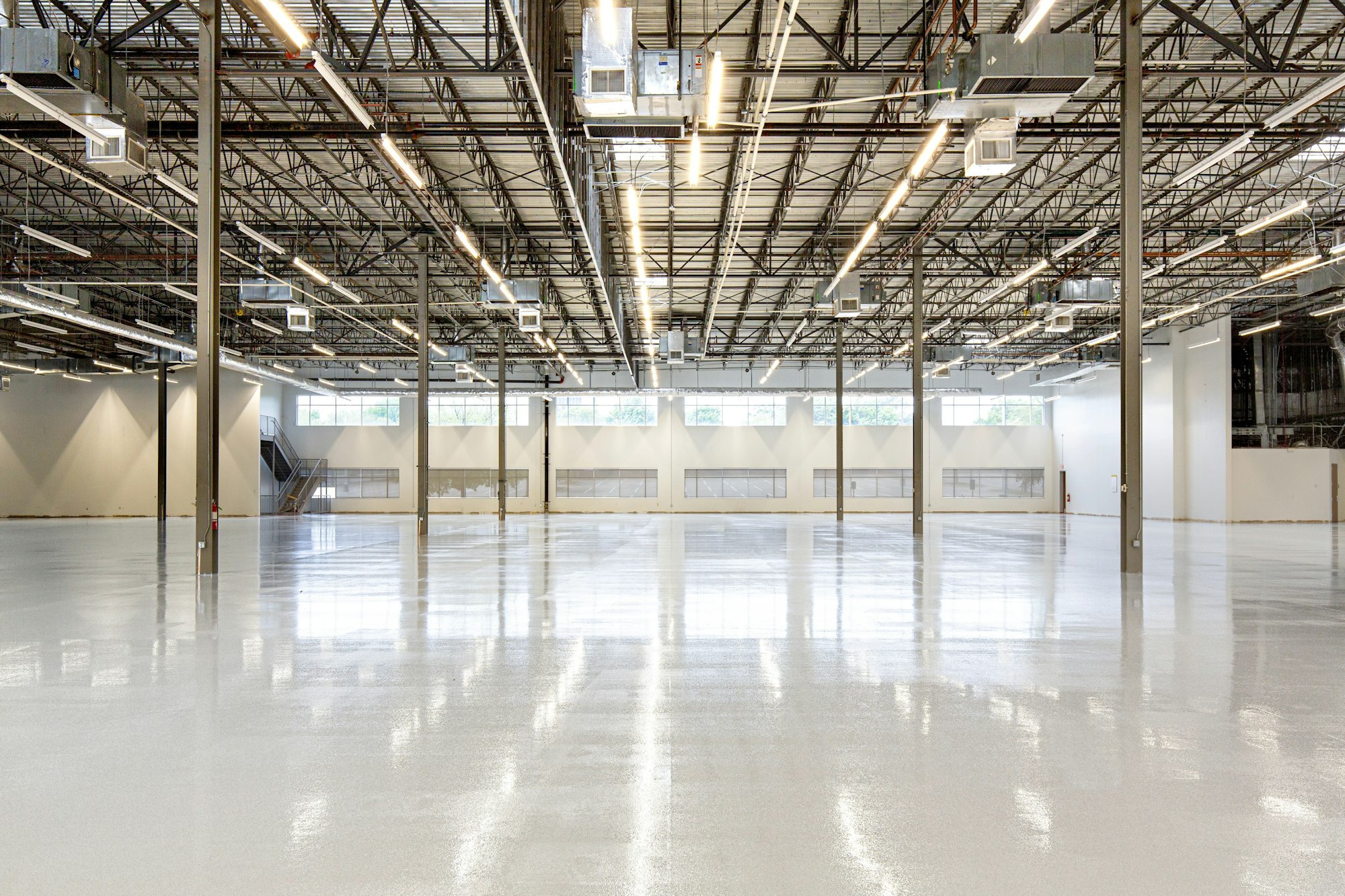 Modern warehouse interior